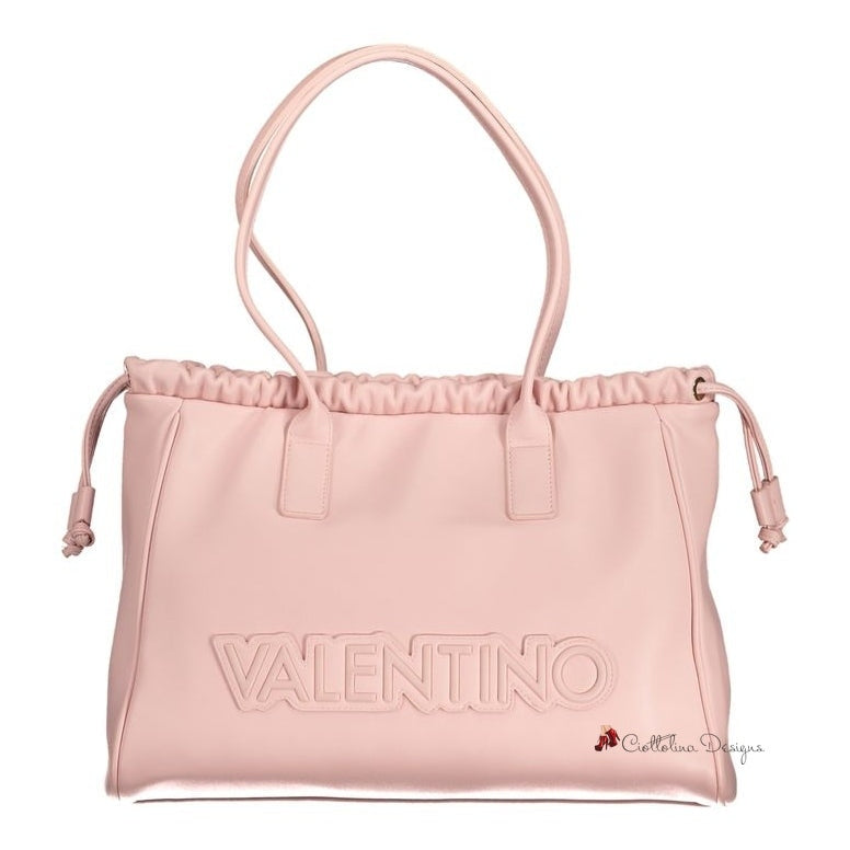 Pink Polyethylene Handbag