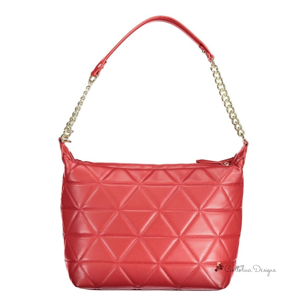 Red Polyethylene Handbag