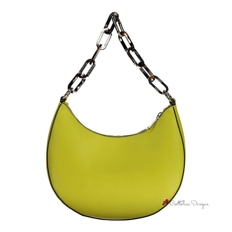 Yellow Polyethylene Handbag