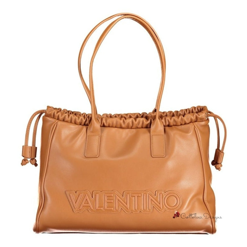 Brown Polyethylene Handbag