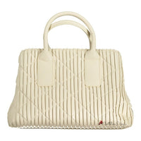 Beige Polyethylene Handbag