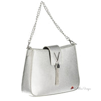 Silver Polyethylene Handbag