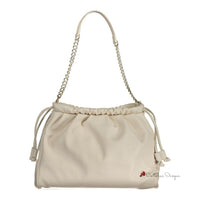 Beige Polyethylene Handbag