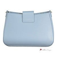 Light Blue Polyethylene Handbag