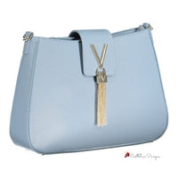 Light Blue Polyethylene Handbag