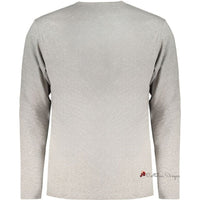 Gray Cotton Men T-Shirt