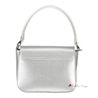 Silver Polyethylene Handbag