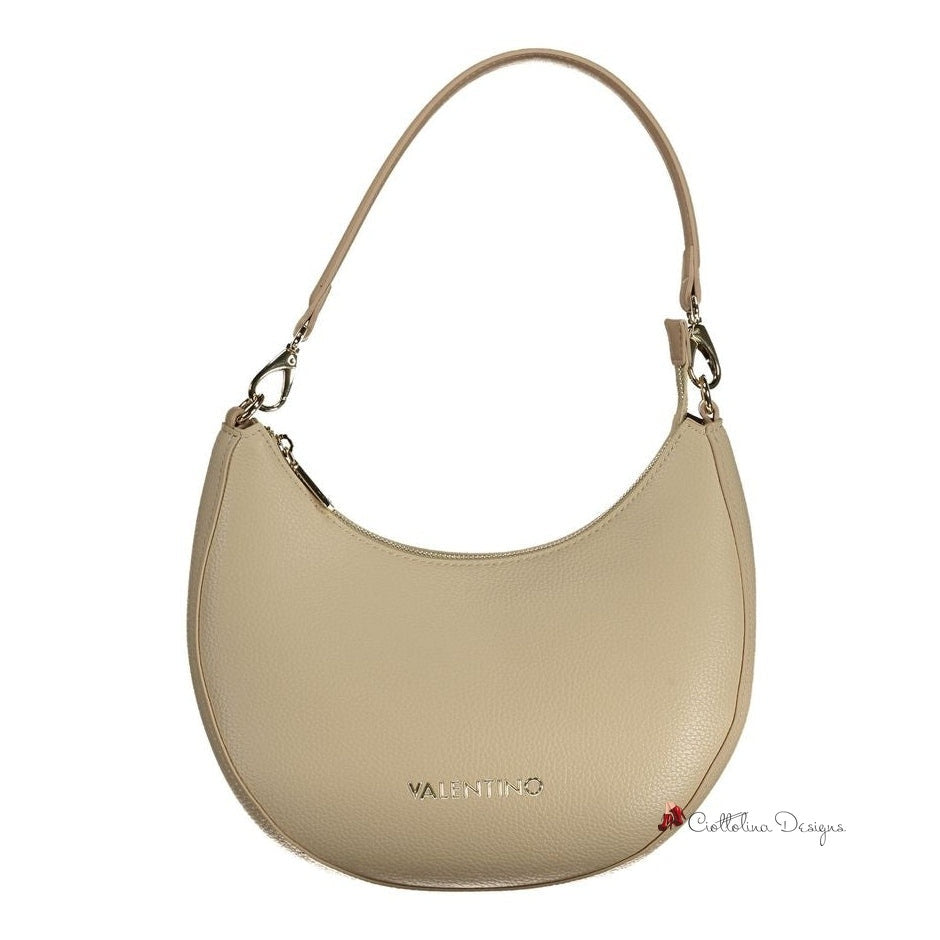 Beige Polyethylene Handbag