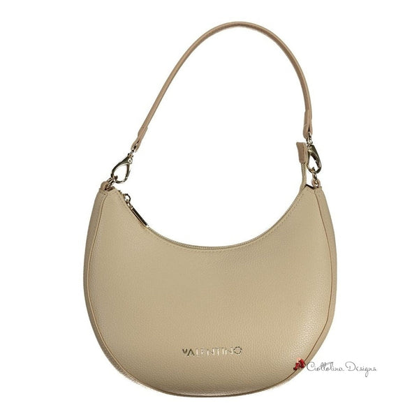 Beige Polyethylene Handbag