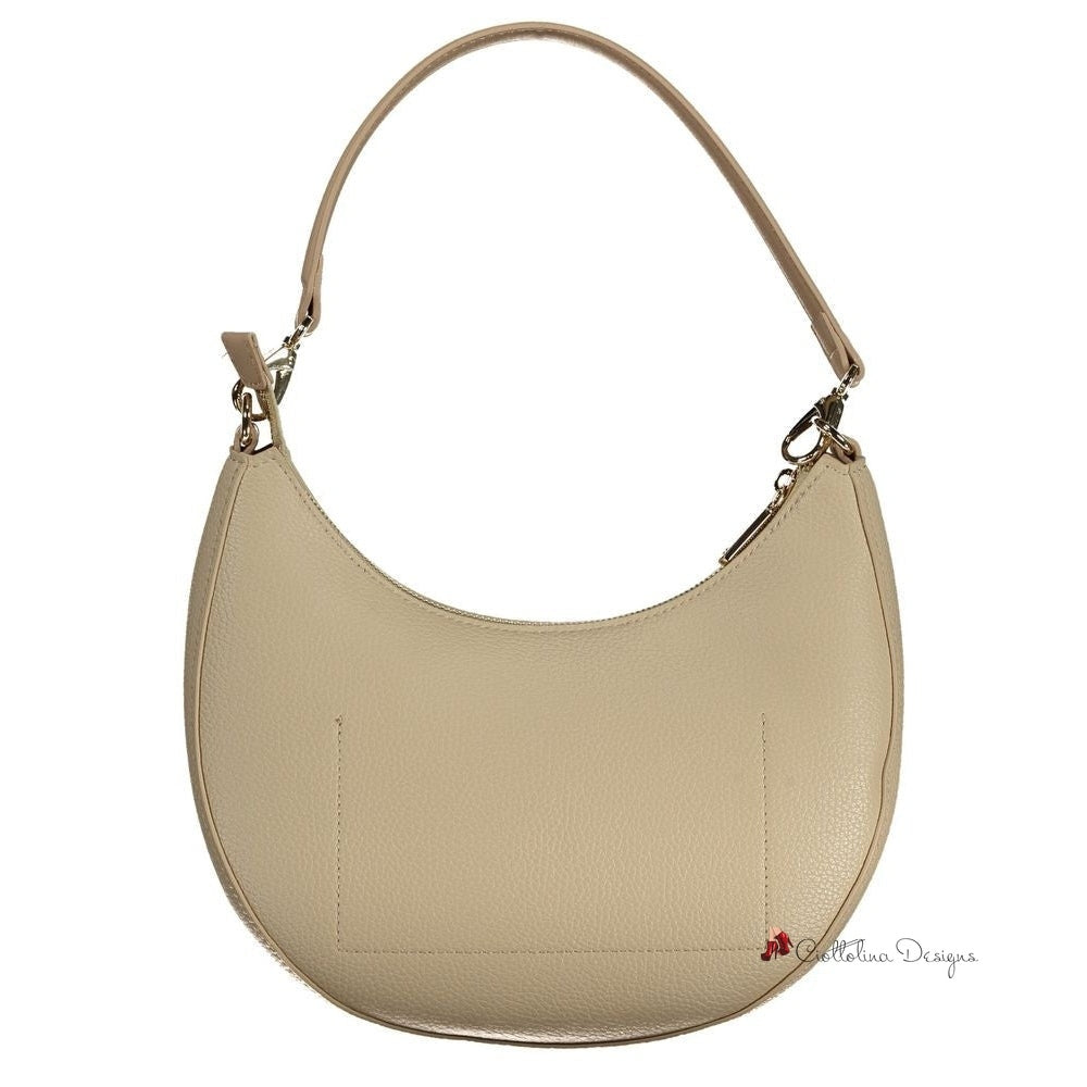 Beige Polyethylene Handbag