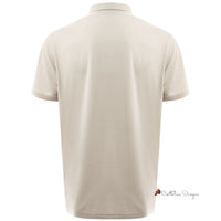 Gray Cotton Polo Shirt