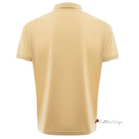 Yellow Silk Polo Shirt