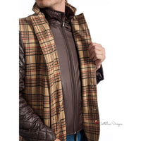 Brown Viscose Jacket