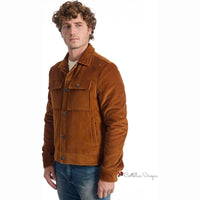 Brown Leather DI Lambskin Jacket