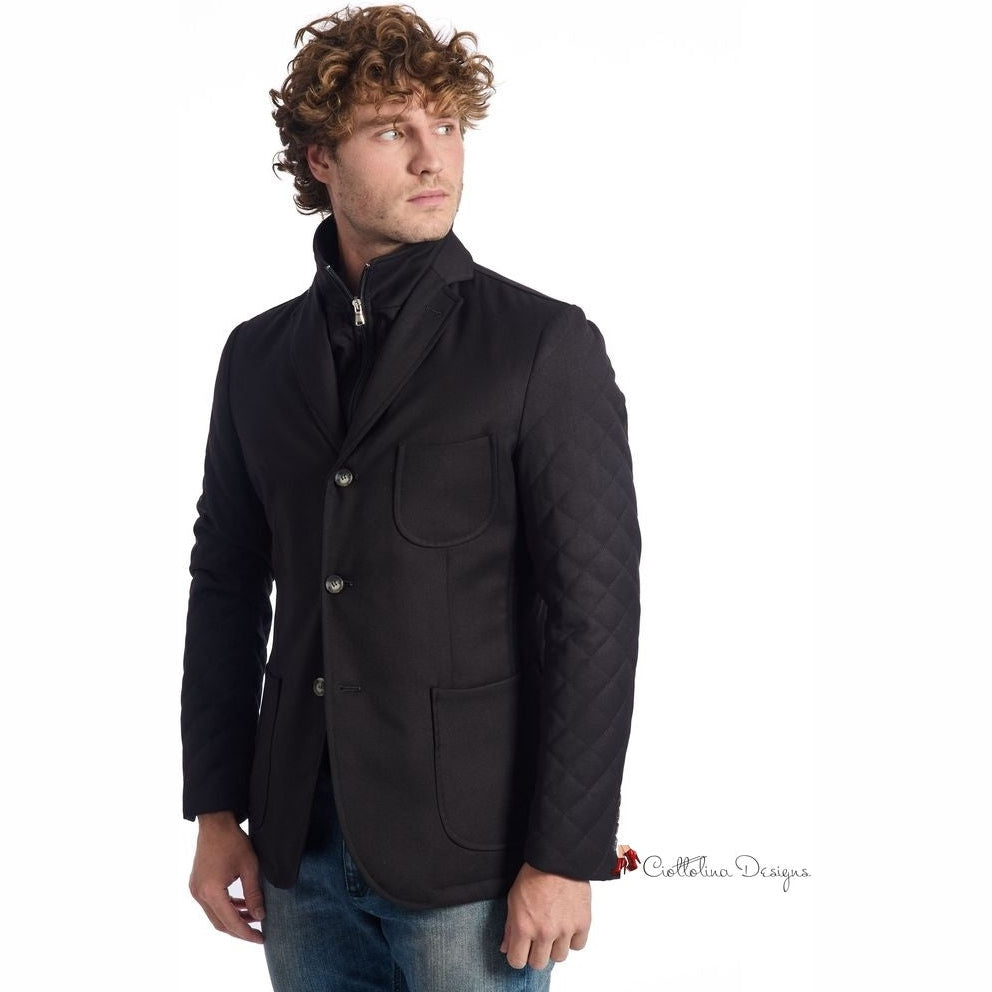 Black Viscose Jacket