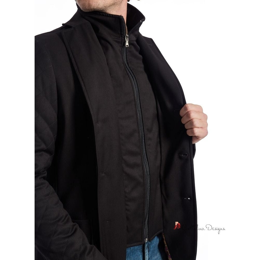 Black Viscose Jacket