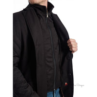 Black Polyester Jacket