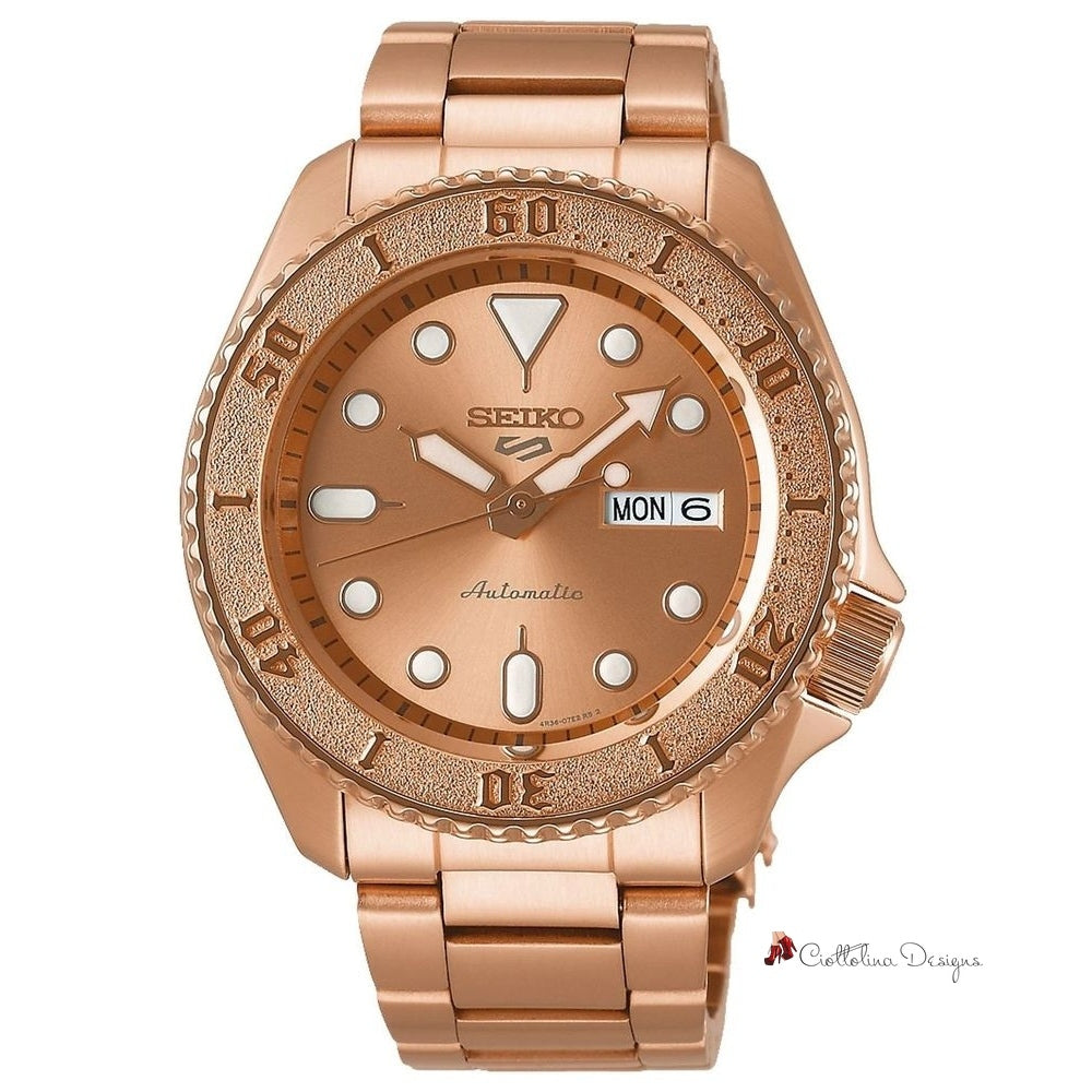 Pink Stainless Steel Watch