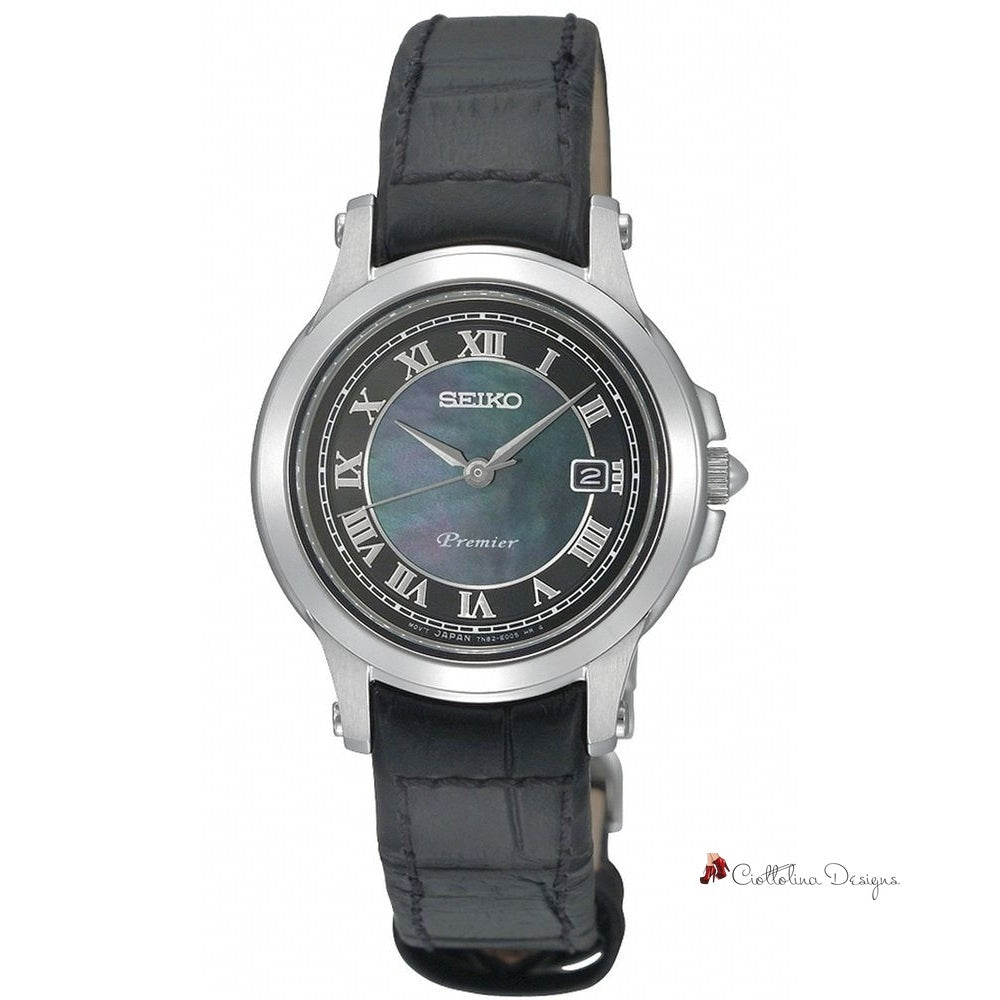 Black Leather Watch