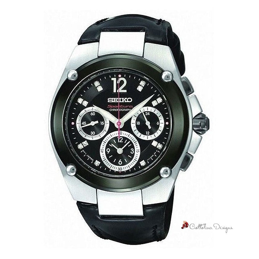 Black Leather Watch