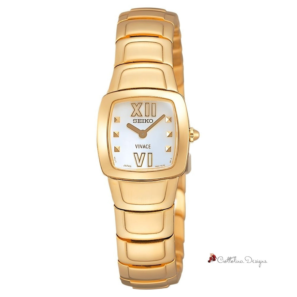 Gold Stainless Steel Watch