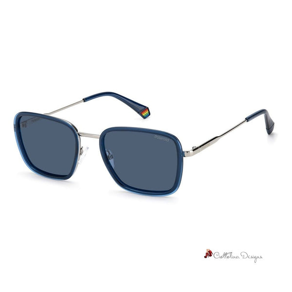 Blue Plastic Sunglasses