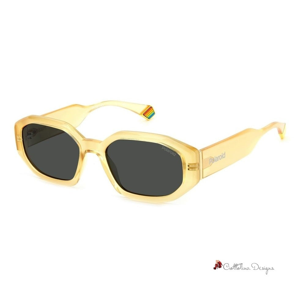 Yellow Metal Sunglasses