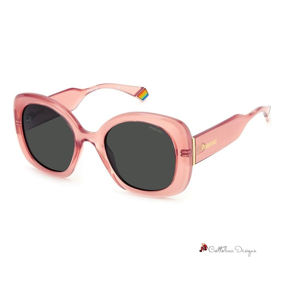 Pink Metal Sunglasses