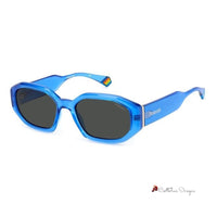 Blue Metal Sunglasses