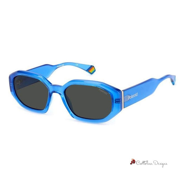 Blue Metal Sunglasses