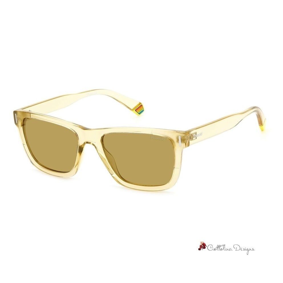 Yellow Plastic Sunglasses