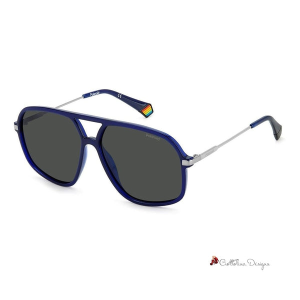 Blue Plastic Sunglasses