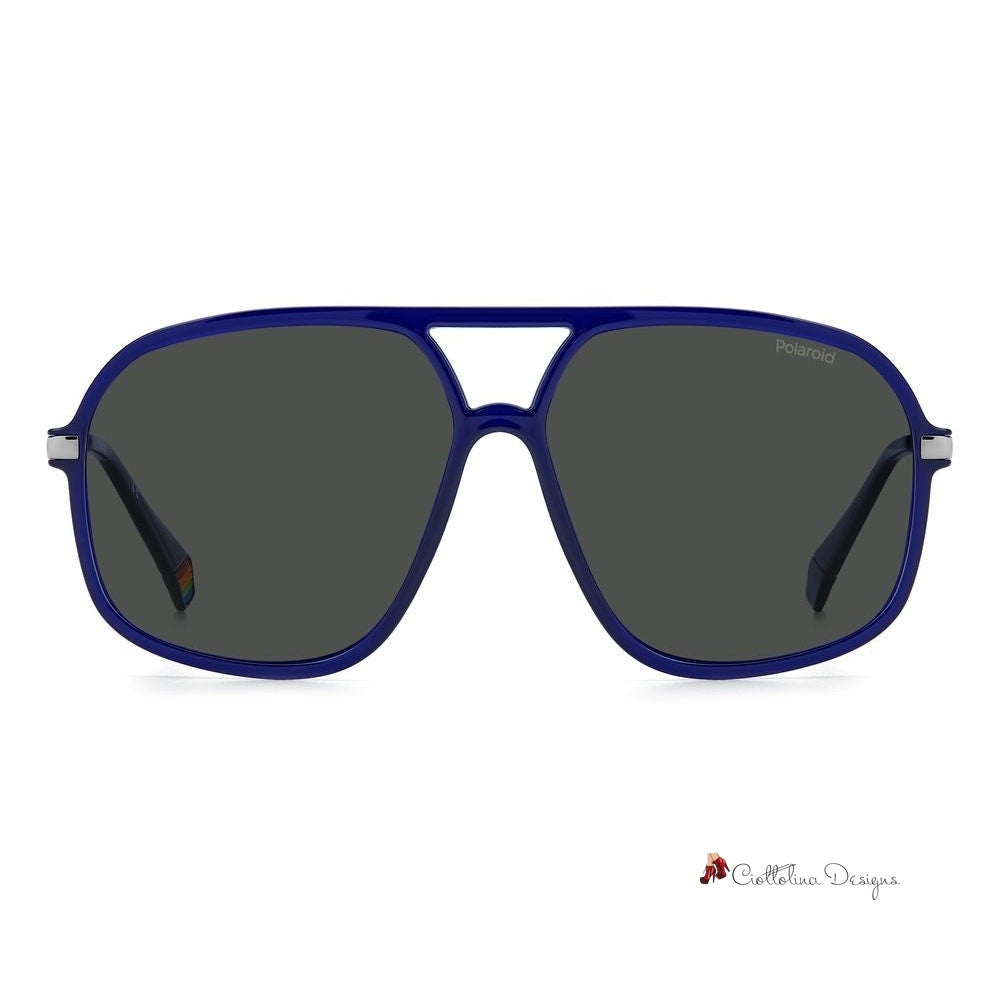 Blue Plastic Sunglasses