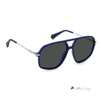 Blue Plastic Sunglasses