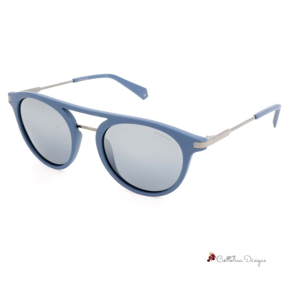 Blue Metal Sunglasses