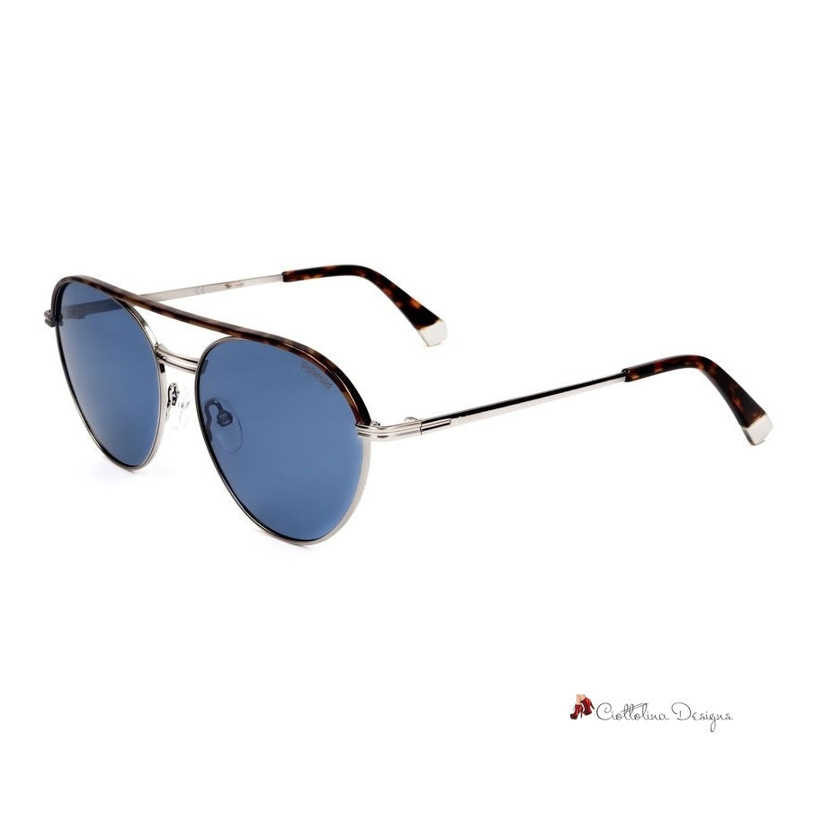 Silver Metal Sunglasses