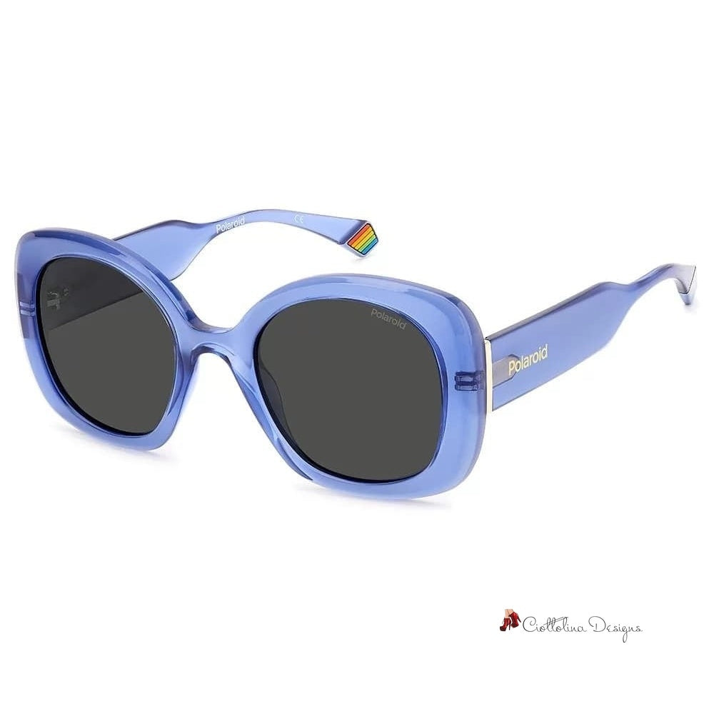 Blue Metal Sunglasses