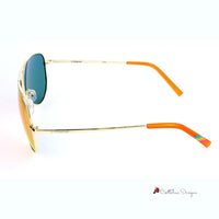 Gold Metal Sunglasses