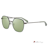 Green Metal Sunglasses