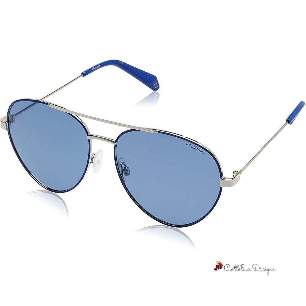 Blue Metal Sunglasses