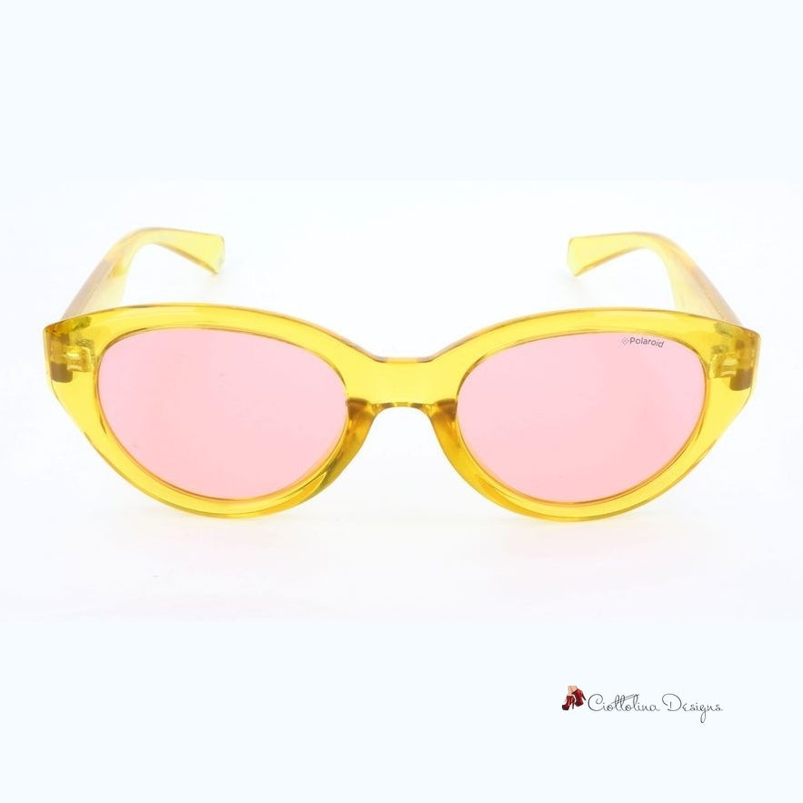 Yellow Polycarbonate Sunglasses