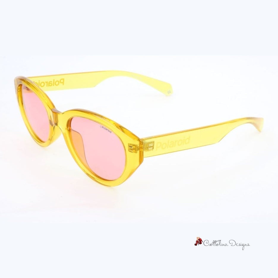 Yellow Polycarbonate Sunglasses