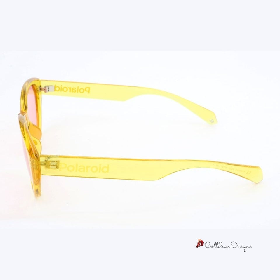 Yellow Polycarbonate Sunglasses