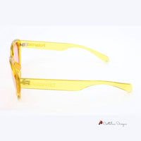 Yellow Polycarbonate Sunglasses