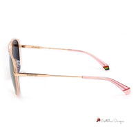 Rose Gold Metal Sunglasses