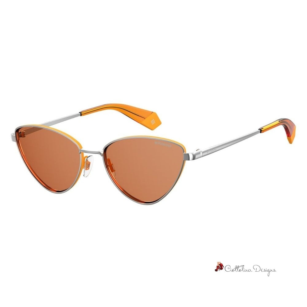 Orange Metal Sunglasses