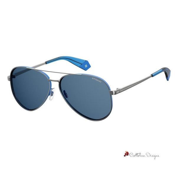 Blue Metal Sunglasses