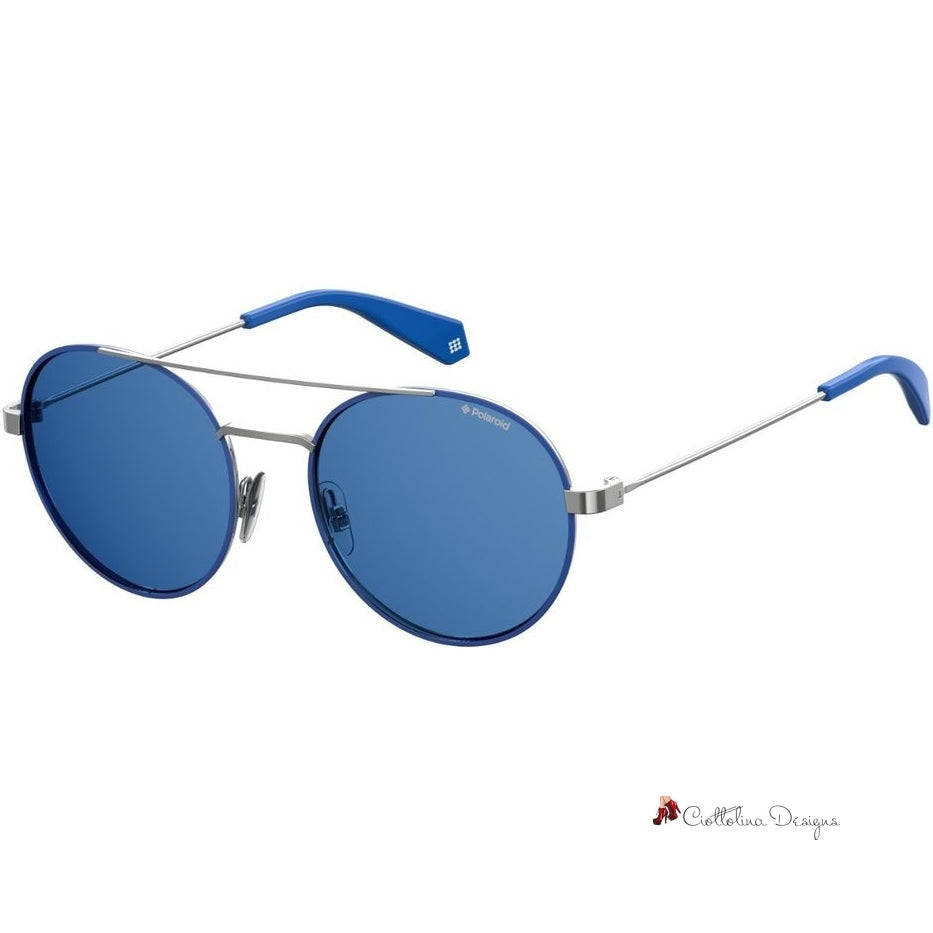 Blue Metal Sunglasses