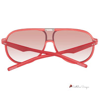 Red Acetate Sunglasses