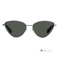 Gray Metal Sunglasses